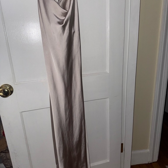Old Navy Dresses & Skirts - Elegant Satin Gown in champagne
